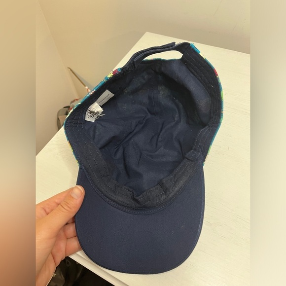 Disney Parks Monster Inc. 5 Panel Hat Cap Adult Unisex “Monster Fun” Teal, Blue - Picture 9 of 10